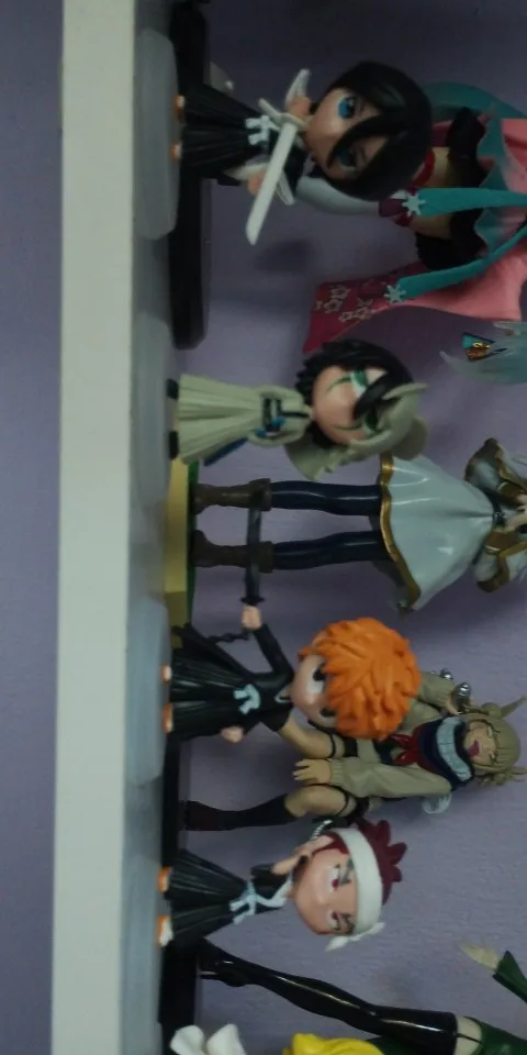 Foto de un comprador: Juego de seis mini figuras de Bleach con sus bases