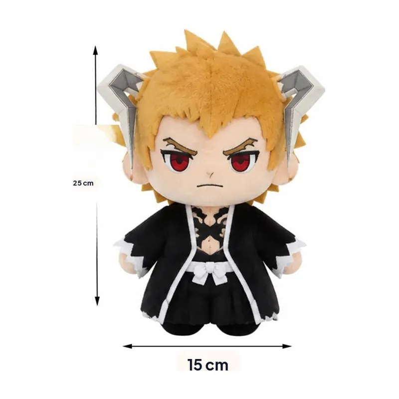 Peluche de Ichigo de Bleach de 25 cm para tu colección – Modelos individuales o paquete