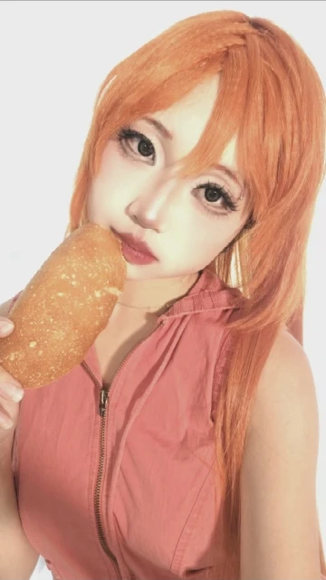 Foto de un comprador: Peluca naranja larga de Orihime para tu cosplay de Bleach