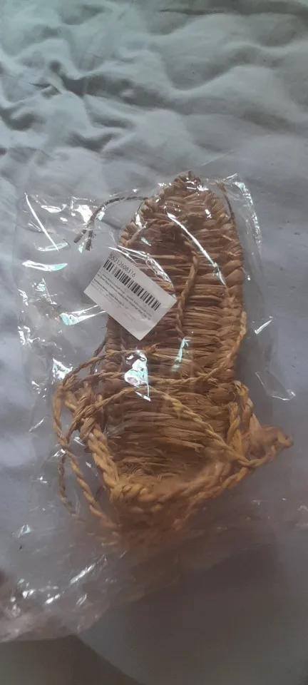 Foto de un comprador: Sandalias trenzadas de paja hechas a mano para cosplay