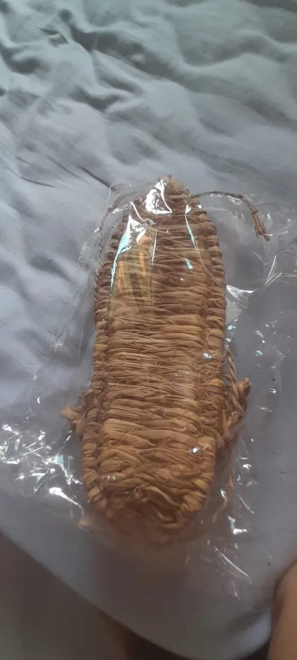 Foto de un comprador: Sandalias trenzadas de paja hechas a mano para cosplay