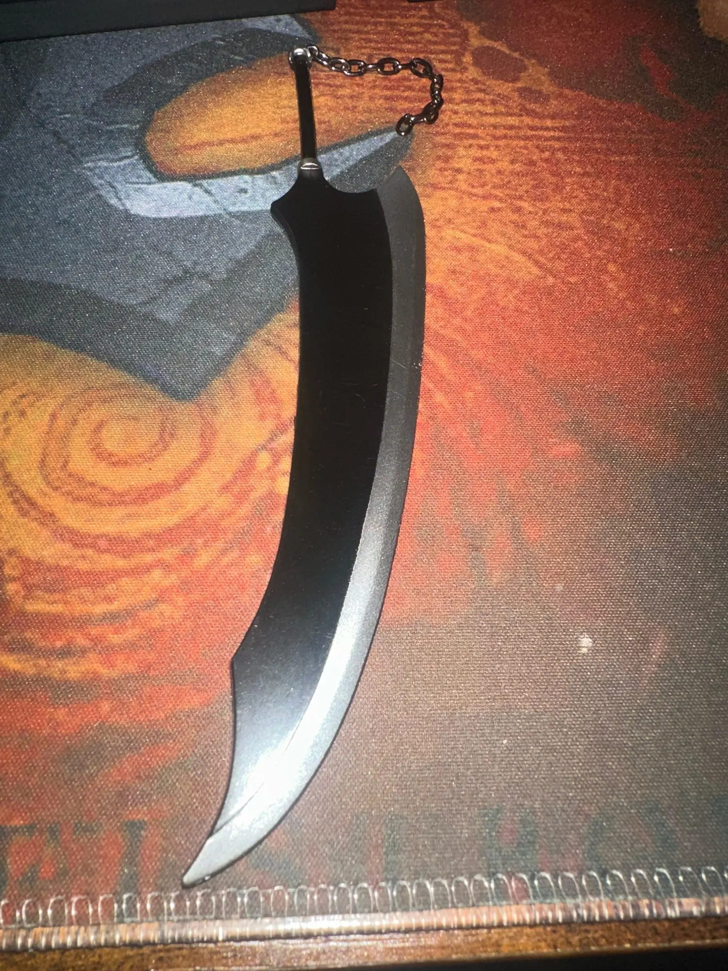 Foto de un comprador: Llavero de BLEACH con espada metálica de 14 cm