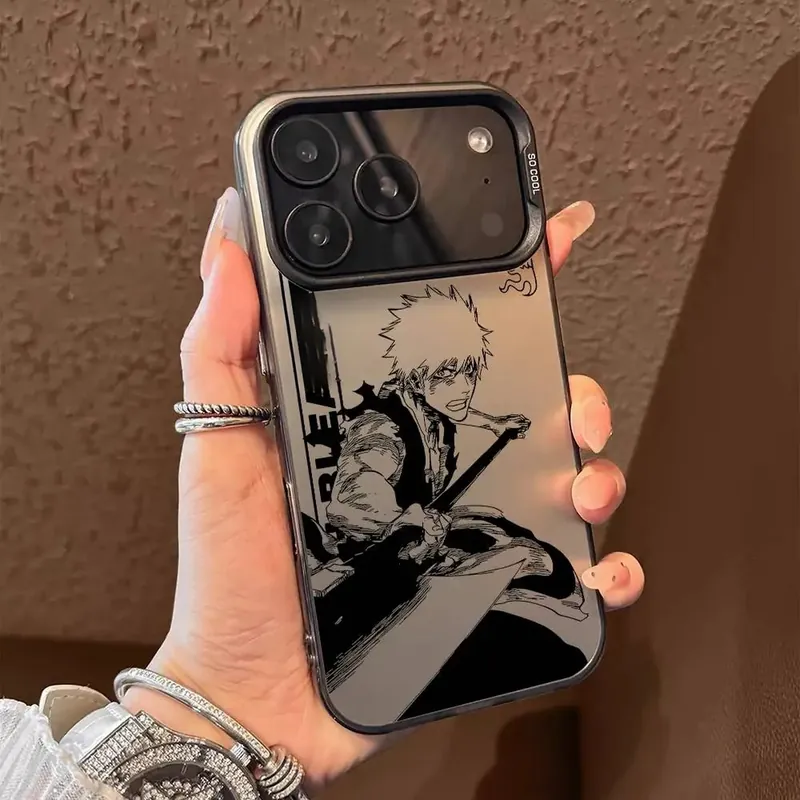 B-Bleachs K-Kurosaki Ichigo Funda de teléfono iPhone 11 a 17