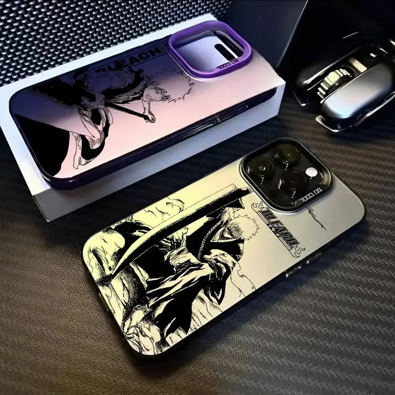 Funda de Ichigo para iPhone con acabado metálico – Identifica tu iPhone