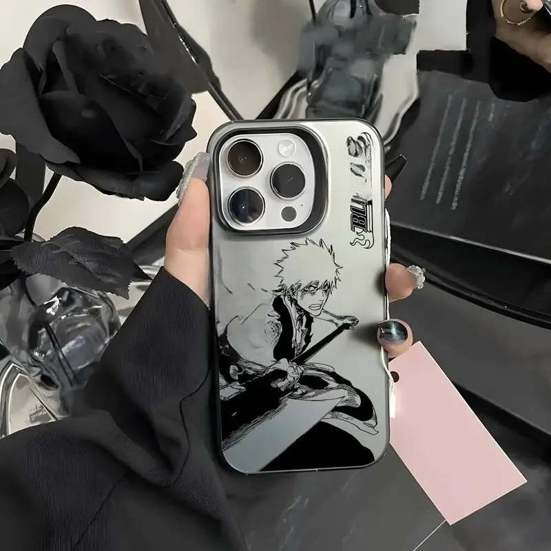 Funda de Ichigo para iPhone con acabado metálico – Selecciona el diseño