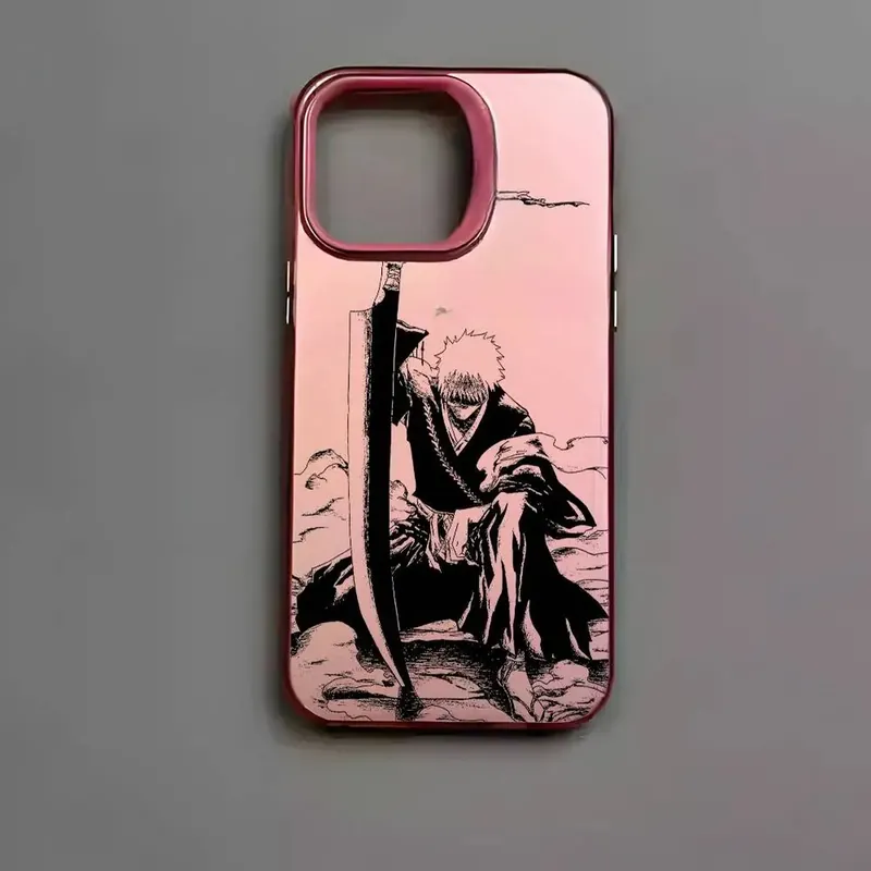 Funda de Ichigo para iPhone con acabado metálico – Coloca la cubierta