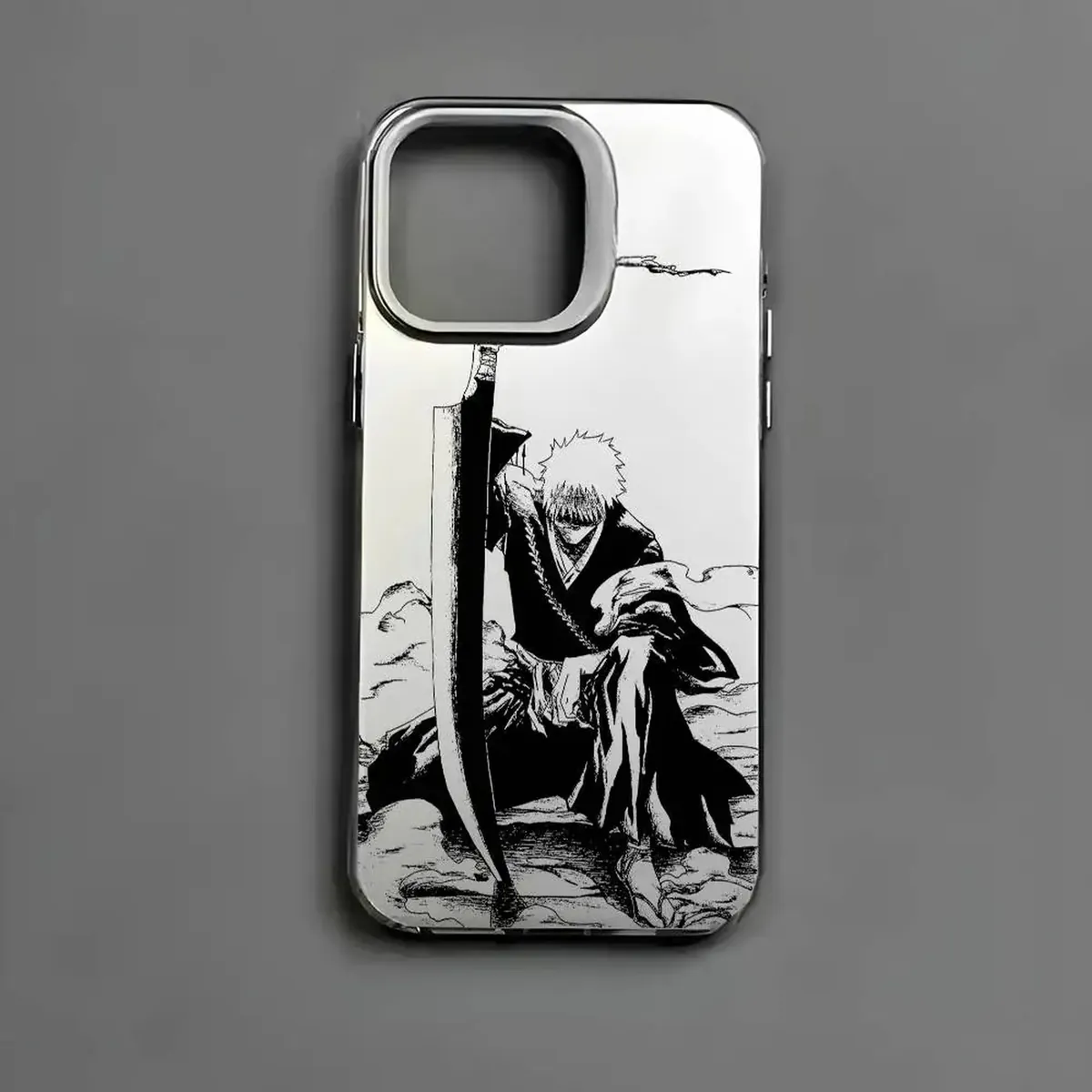 B-Bleachs K-Kurosaki Ichigo Funda de teléfono iPhone 11 a 17 – z4