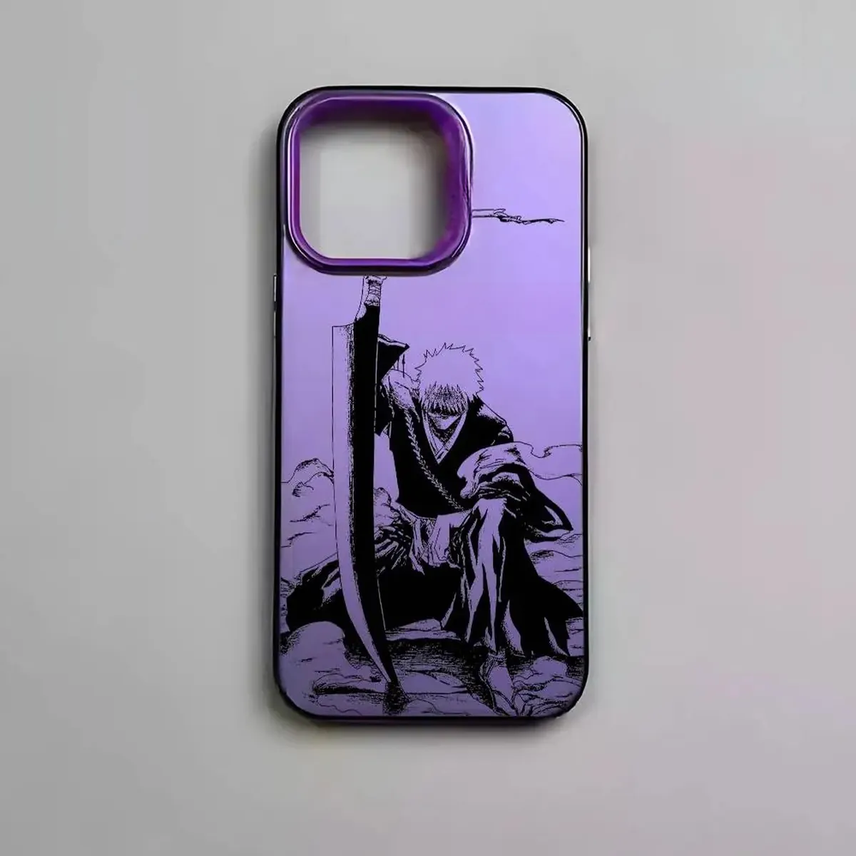 B-Bleachs K-Kurosaki Ichigo Funda de teléfono iPhone 11 a 17 – z6