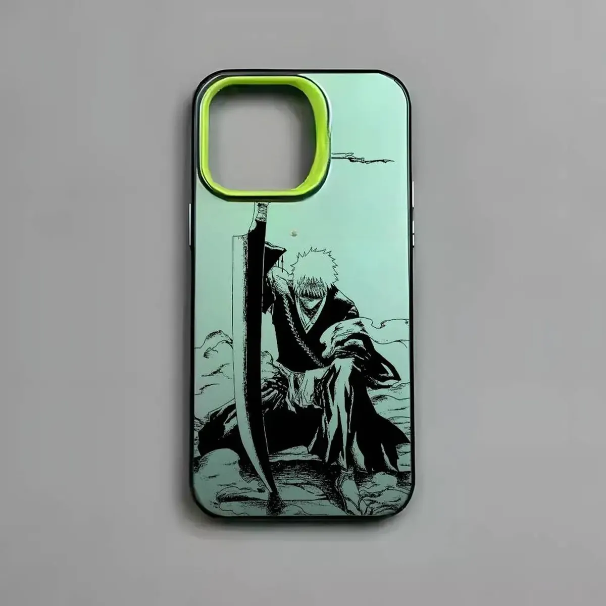 B-Bleachs K-Kurosaki Ichigo Funda de teléfono iPhone 11 a 17 – z8