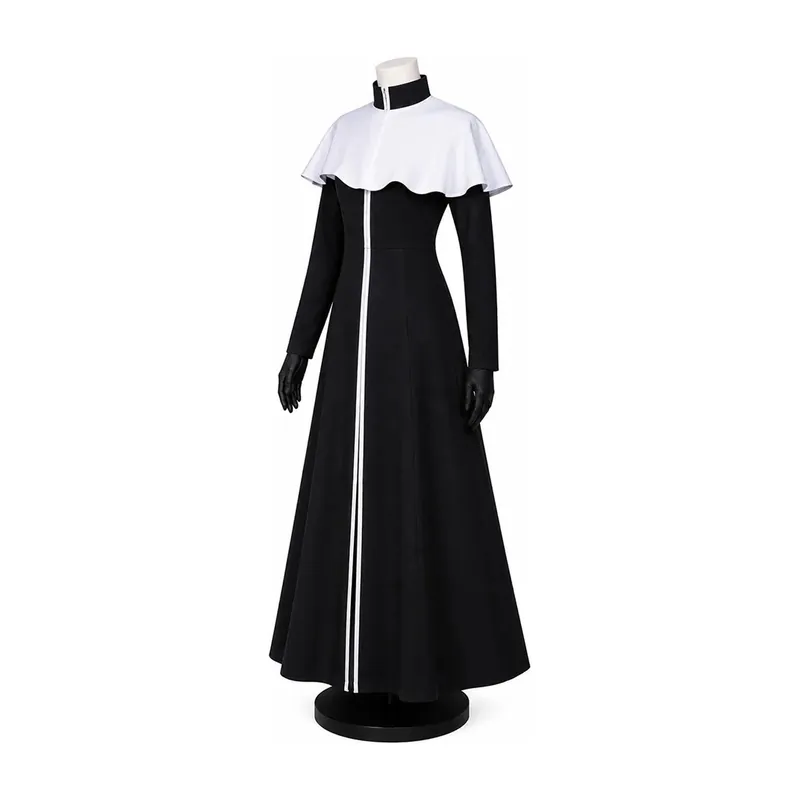 Disfraz de Aizen con bata negra y capa blanca de Bleach – Capa y accesorios del conjunto