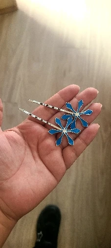 Foto de un comprador: Horquillas metálicas de Orihime para completar tu cosplay