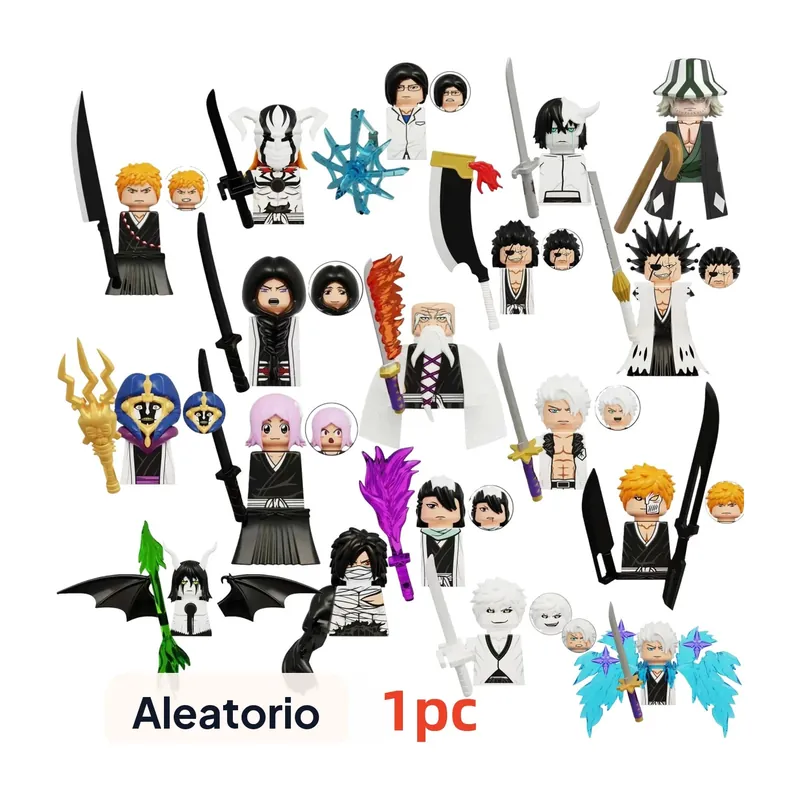 Caja sorpresa con mini figura de bloques de Bleach – Sigue la guía