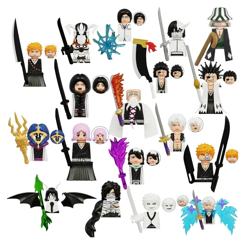 Caja sorpresa de bloques de construcción: mini figura de Bleach
