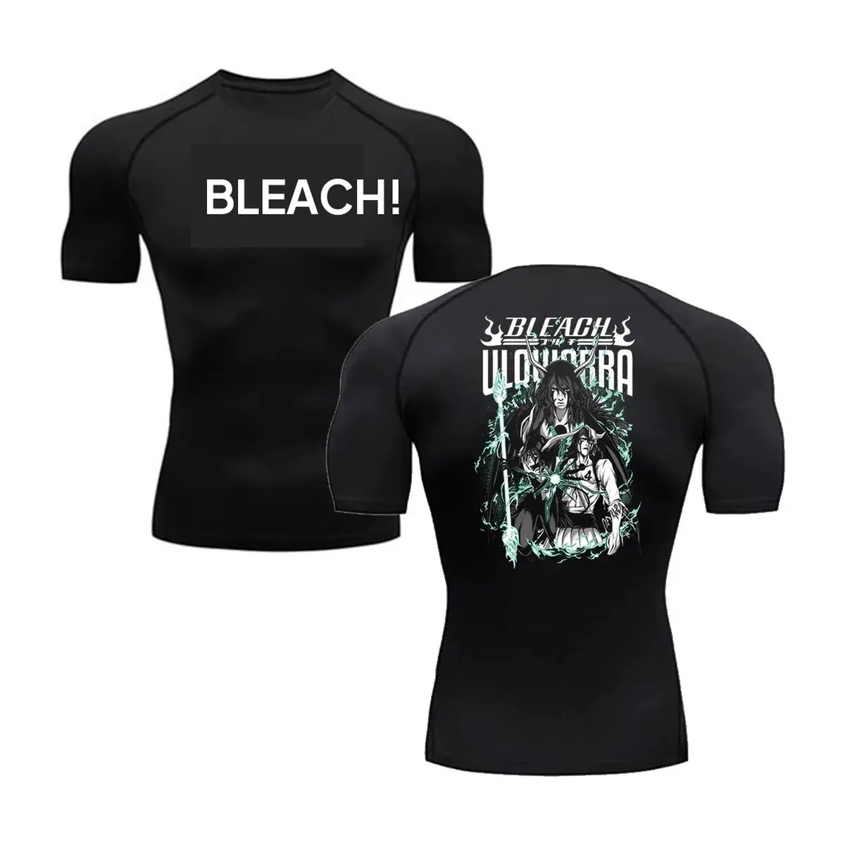 Camiseta de Anime Bleach para hombre, estilo deportivo – noir modèle 1