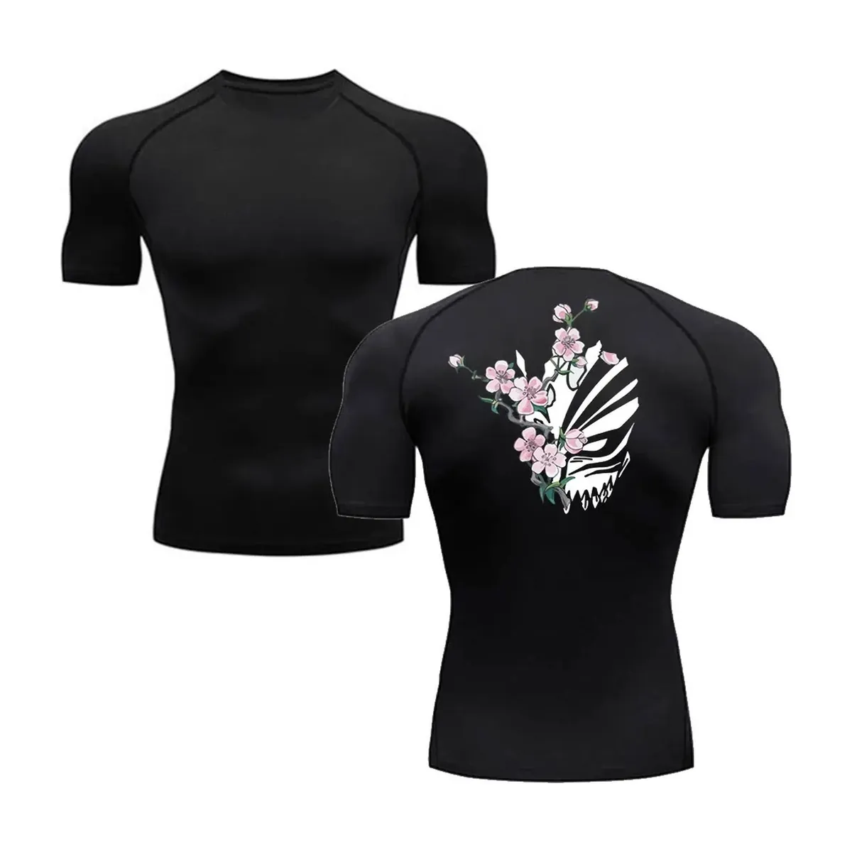 Camiseta de Anime Bleach para hombre, estilo deportivo – noir modèle 9