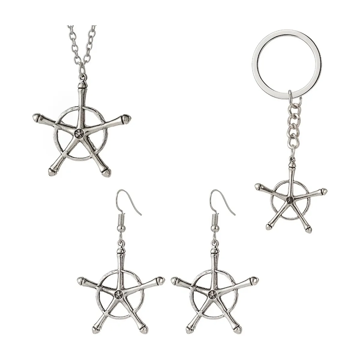 Collar de Bleach Quincy Uryuu Ishida, amuleto Ginrei Kojaku – vue 2