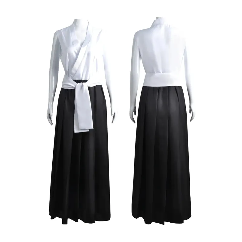Disfraz de Anime Bleach de Kurosaki Ichigo para cosplay – Conjunto de tejido de punto
