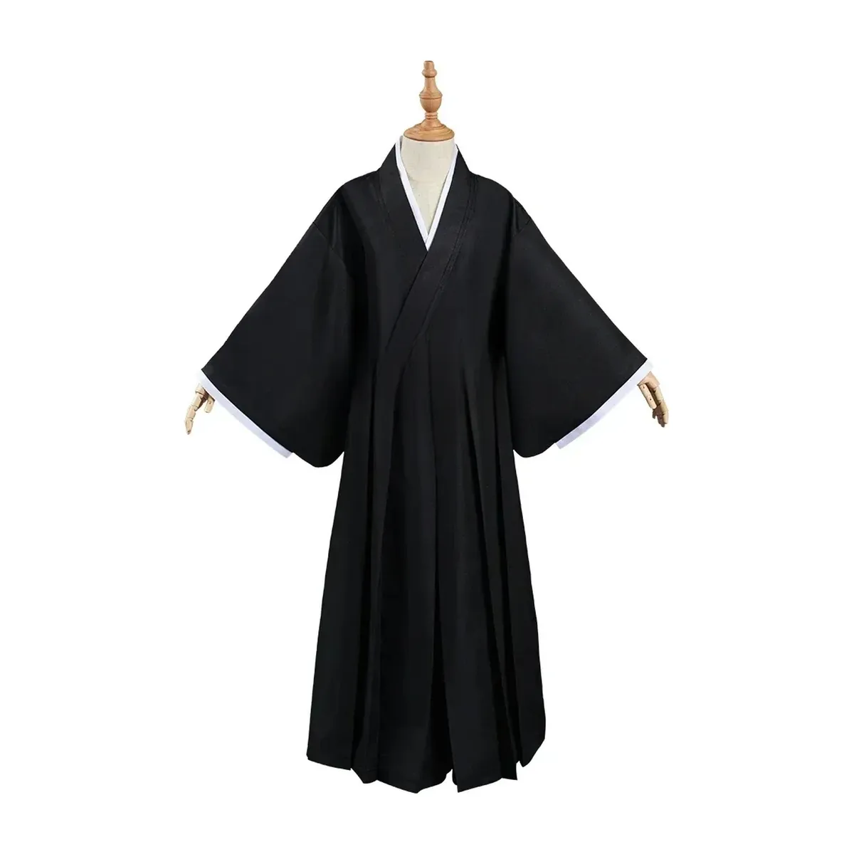Disfraz de Cosplay de Bleach para Halloween, tenida negra de shinigami – vue 3