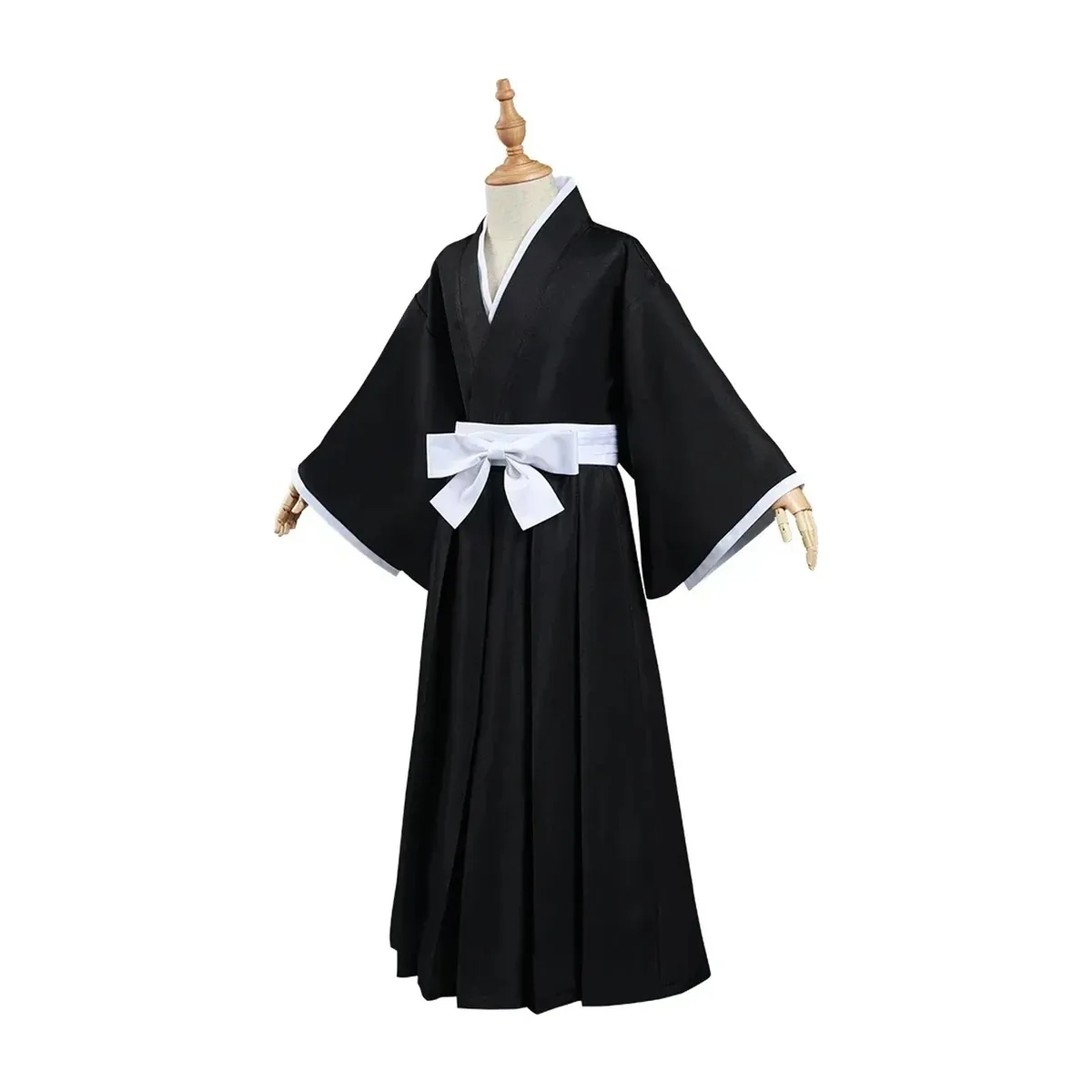 Disfraz de Cosplay de Bleach para Halloween, tenida negra de shinigami – vue 4