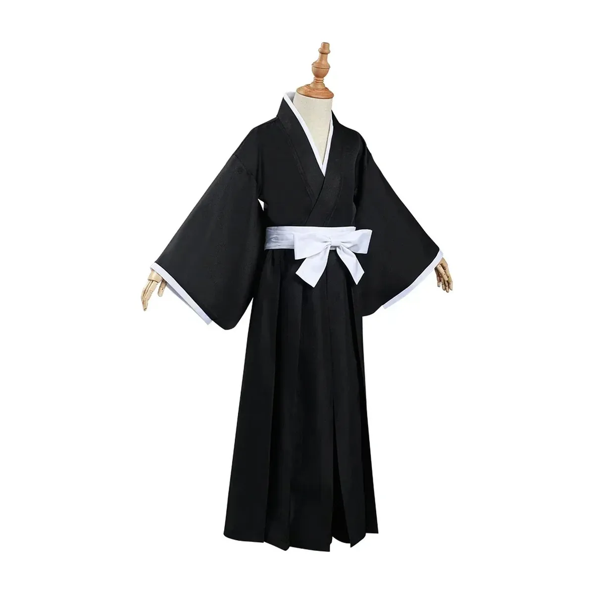Disfraz de Cosplay de Bleach para Halloween, tenida negra de shinigami – vue 5