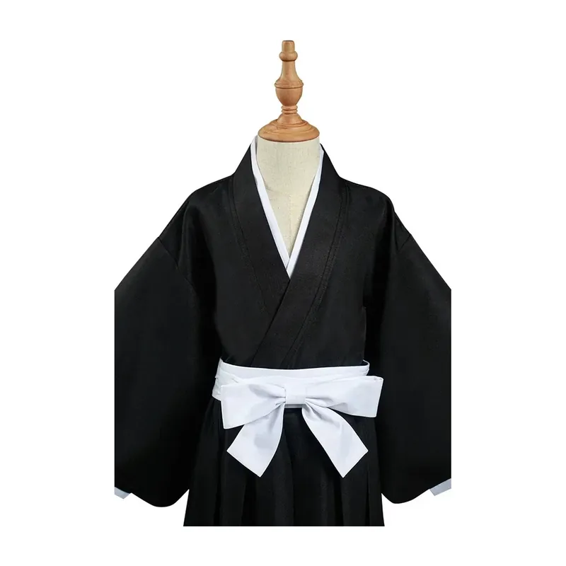 Disfraz de Cosplay de Bleach para Halloween con tenida negra – Prueba y ajusta