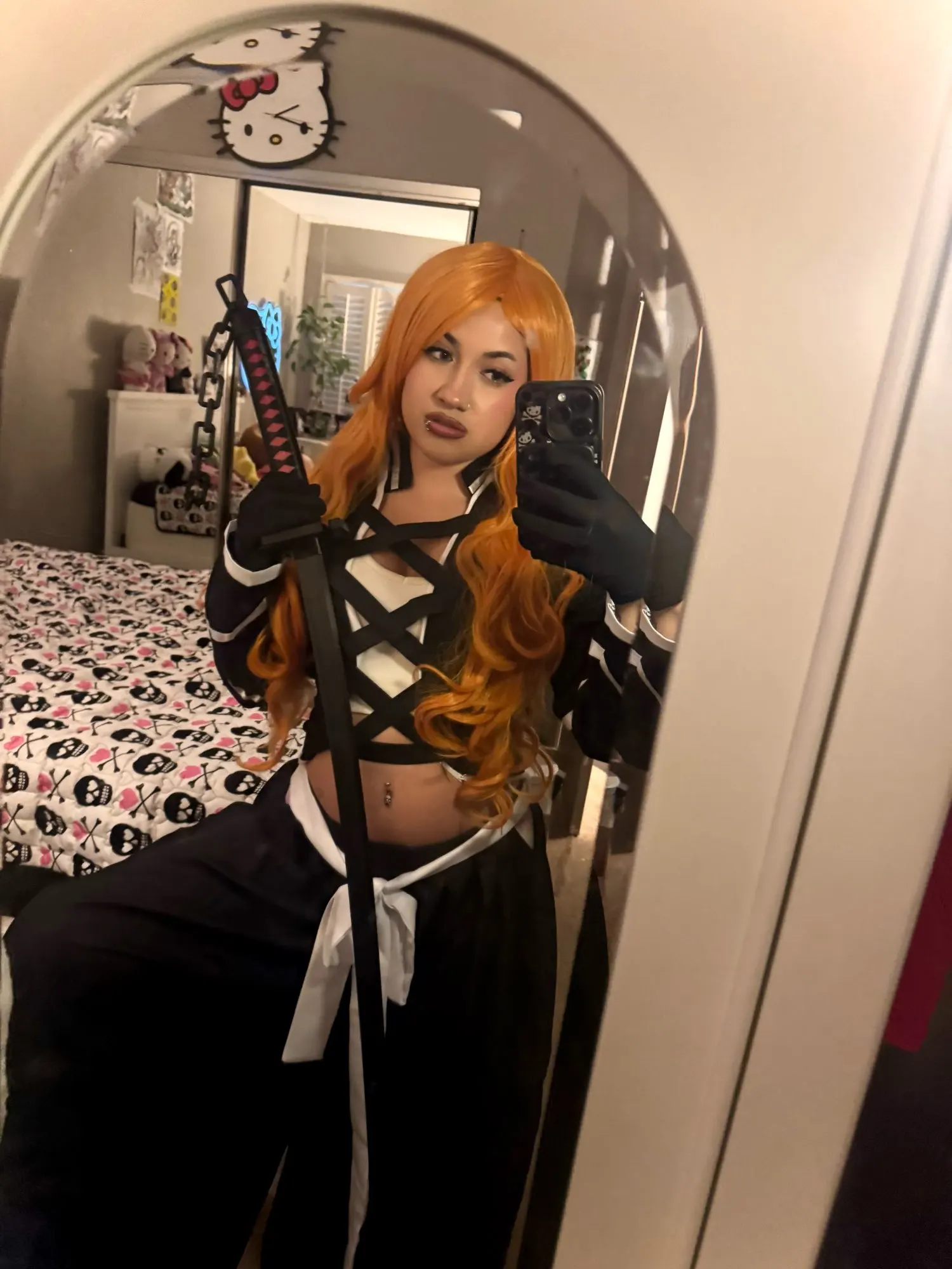 Foto de un comprador: Disfraz de Anime Bleach de Kurosaki Ichigo para cosplay