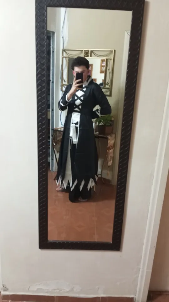 Foto de un comprador: Disfraz de Anime Bleach de Kurosaki Ichigo para cosplay