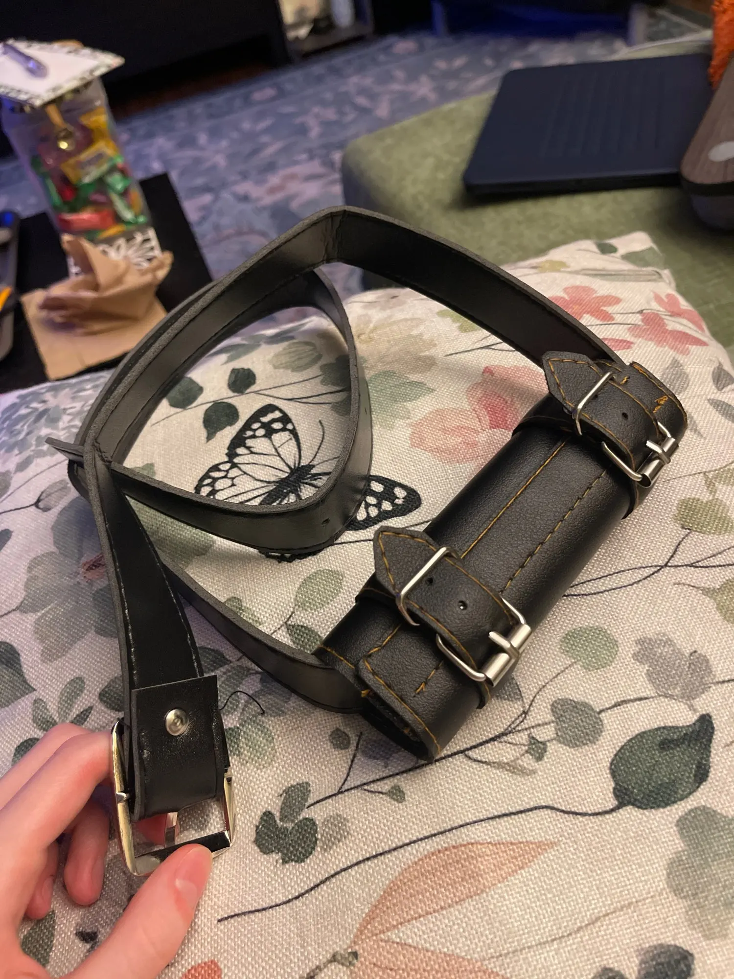 Foto de un comprador: Espada de cosplay de Rukia con luz y vapor decorativo
