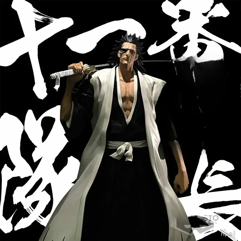 Figura de acción de Zaraki Kenpachi de PVC de 18,5 cm – Elige modelo y presentación