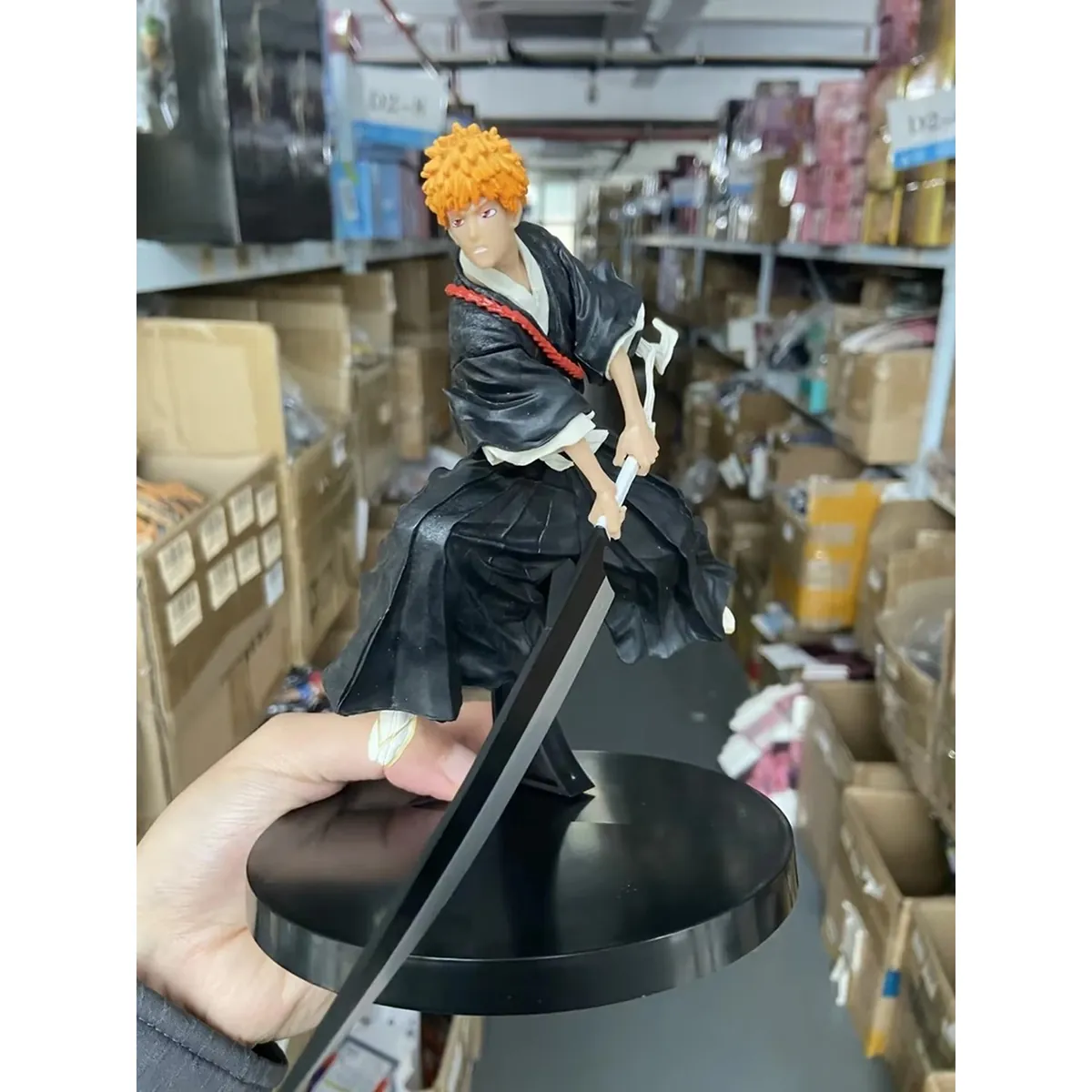 Figura de acción de Bleach de 18,5 cm con Zaraki Kenpachi, en PVC – modelo 4, sin caja