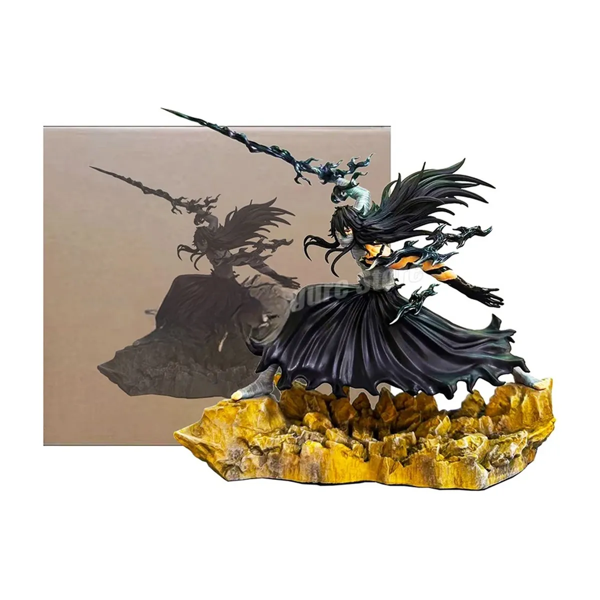 Figura de Ichigo Kurosaki de 24 cm articulada, Getsuga Tenshō final – con caja de venta