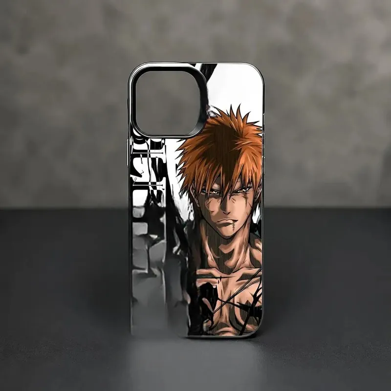 Funda para iPhone con estampado de Bleach y ajuste delgado – Identifica tu iPhone