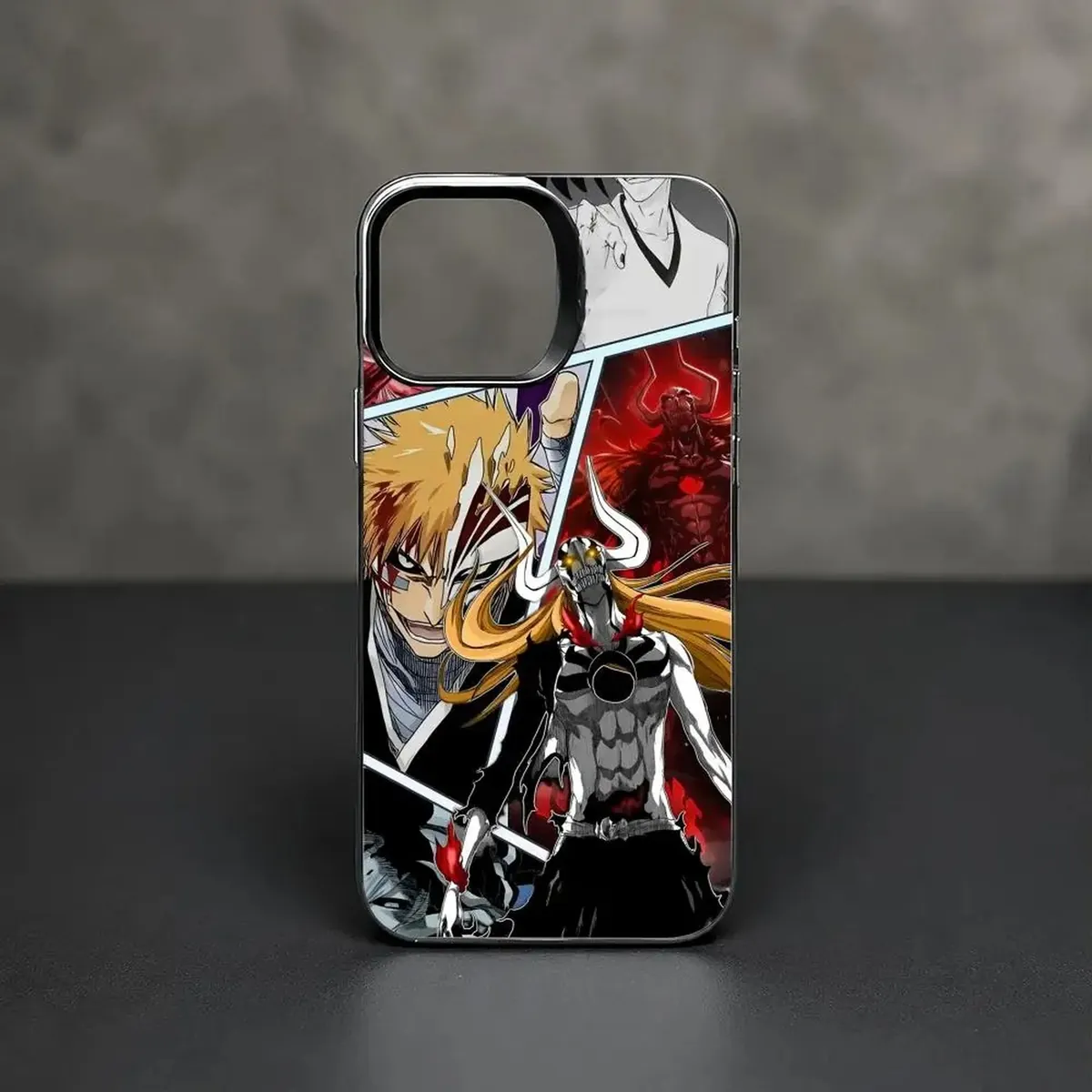 Funda para Teléfono Anime Bleach, iPhone 11 a 17 Pro Max – noir modèle 5