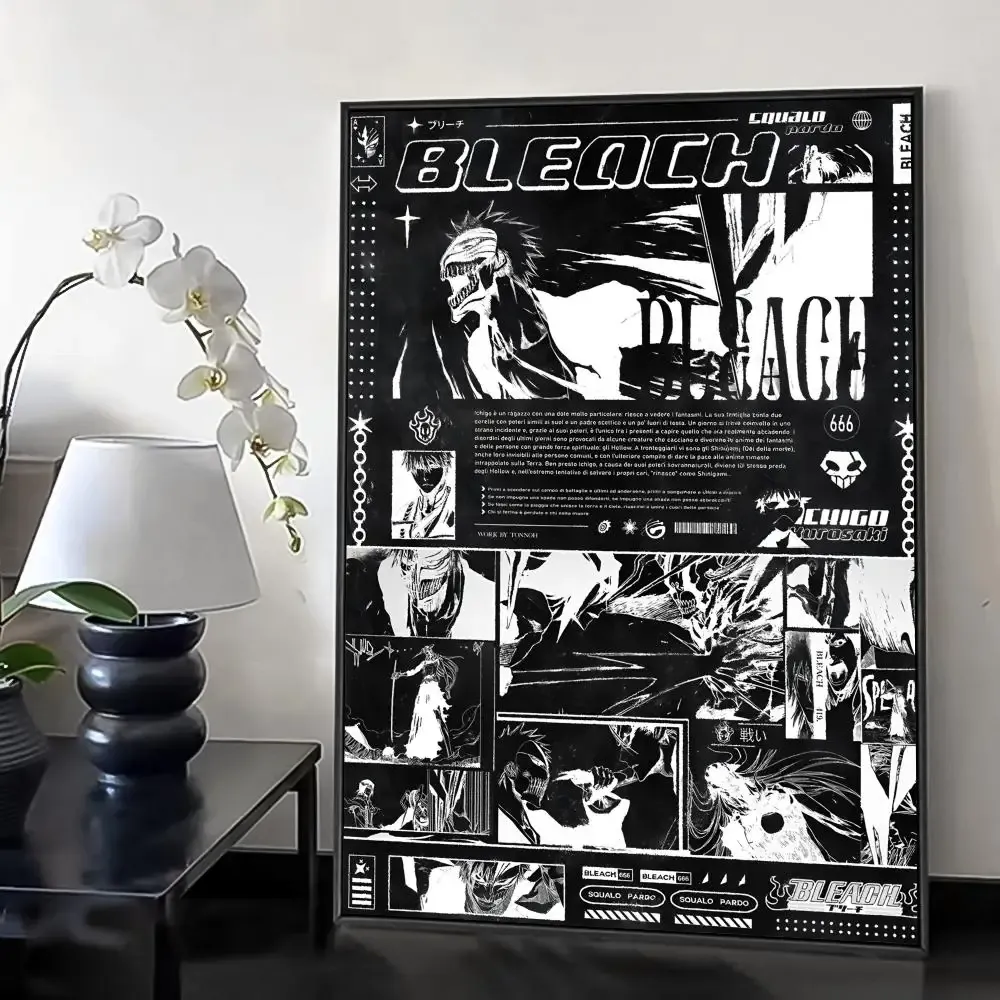 Impresionante cuadro de anime con motivos de Black B- – noir modèle 6 / 0cmframeless, 50 × 7