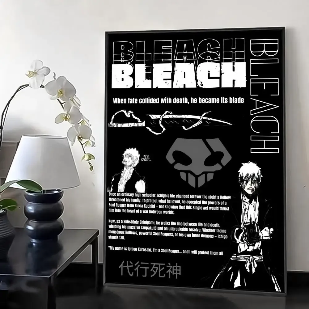 Impresionante cuadro de anime con motivos de Black B- – noir modèle 4 / 0cmframeless, 30 × 4