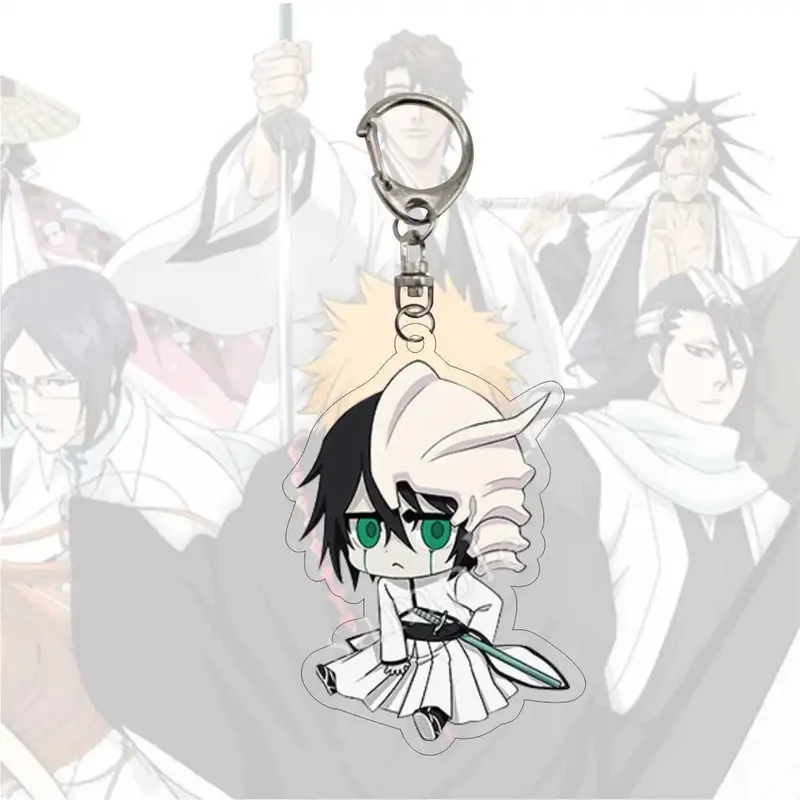 Llavero de Bleach con personajes chibi de acrílico – Para bolso, mochila o llaves