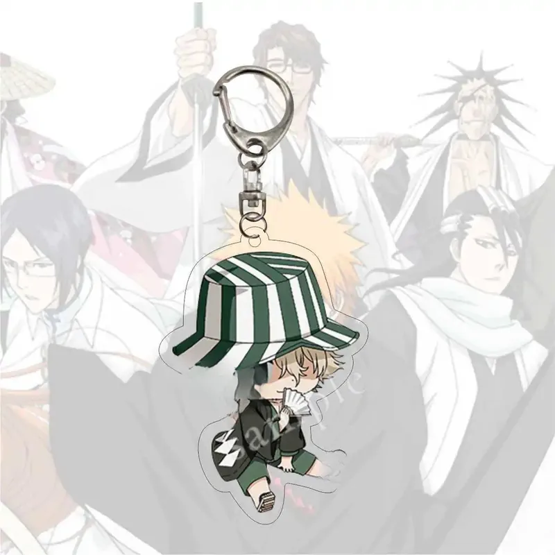 Llavero de Bleach con personajes chibi de acrílico – Abre el broche