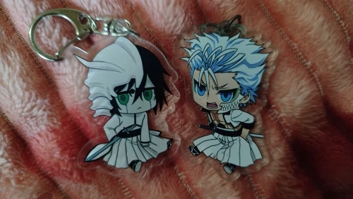 Foto de un comprador: Llavero de Bleach con personajes chibi de acrílico