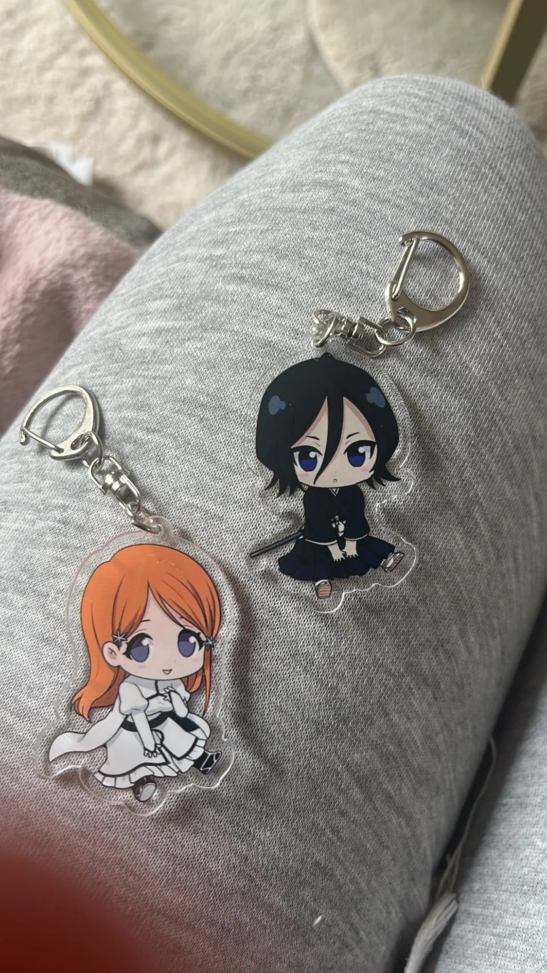 Foto de un comprador: Llavero de Bleach con personajes chibi de acrílico
