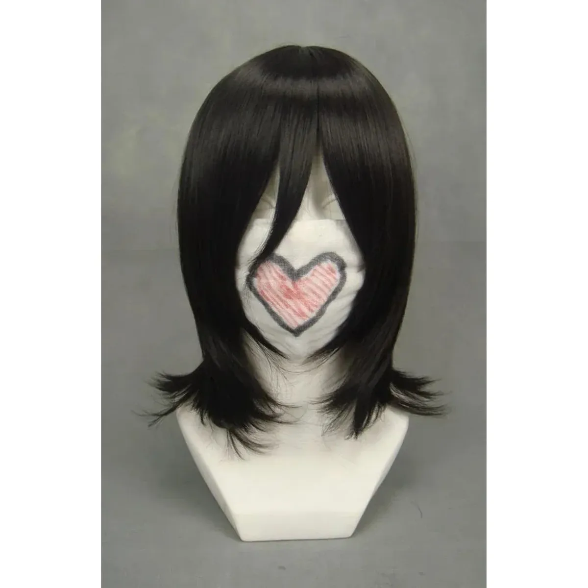 Peluca de Cosplay Rukia Kuchiki corta y rizada de pelo sintético – vue 2