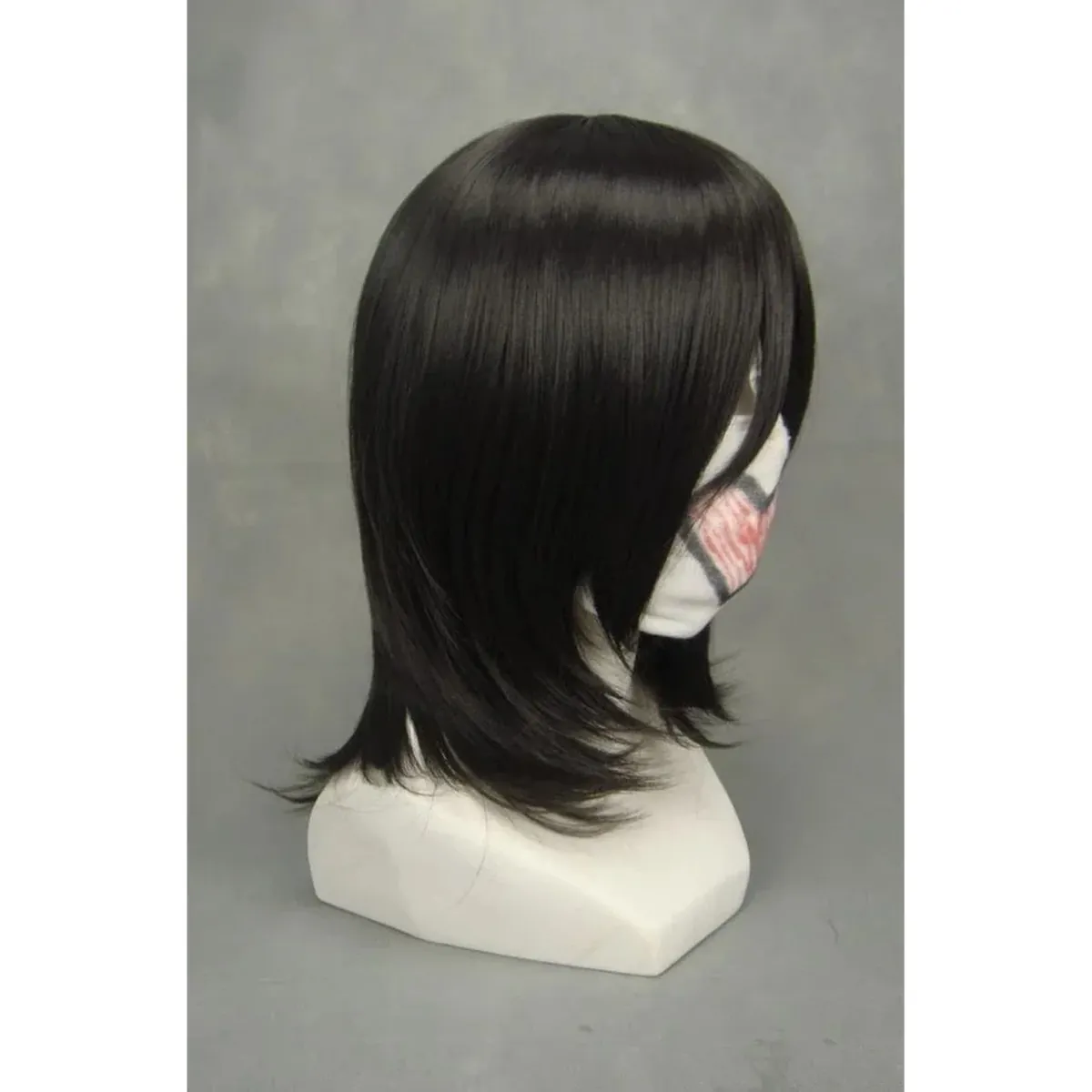 Peluca de Cosplay Rukia Kuchiki corta y rizada de pelo sintético – vue 3