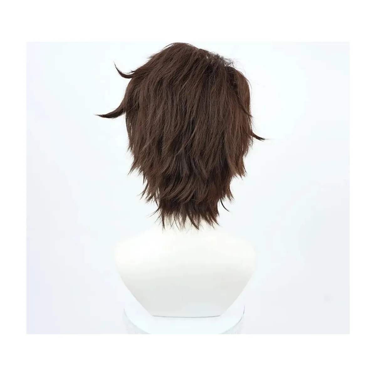 Peluca de Cosplay Sosuke Aizen de Bleach, pelo sintético unisex – vue 4