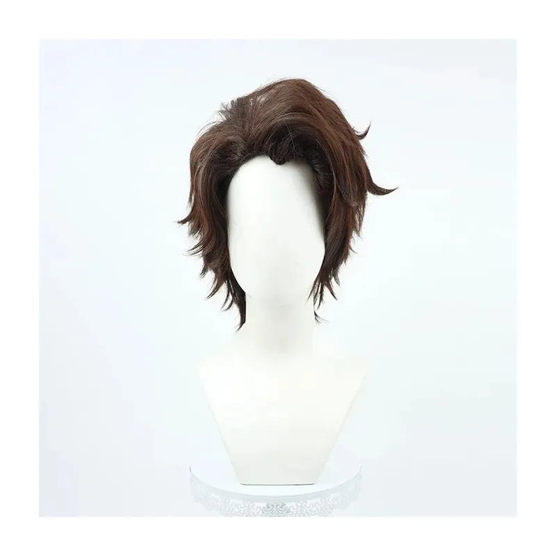 Peluca castaña de Aizen para cosplay de Bleach – Revisa la peluca