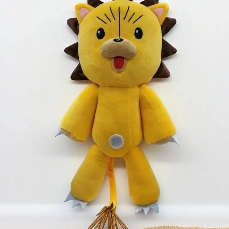 Peluche de Kon de BLEACH de 38 cm con cola flexible – Cola con alambre interior