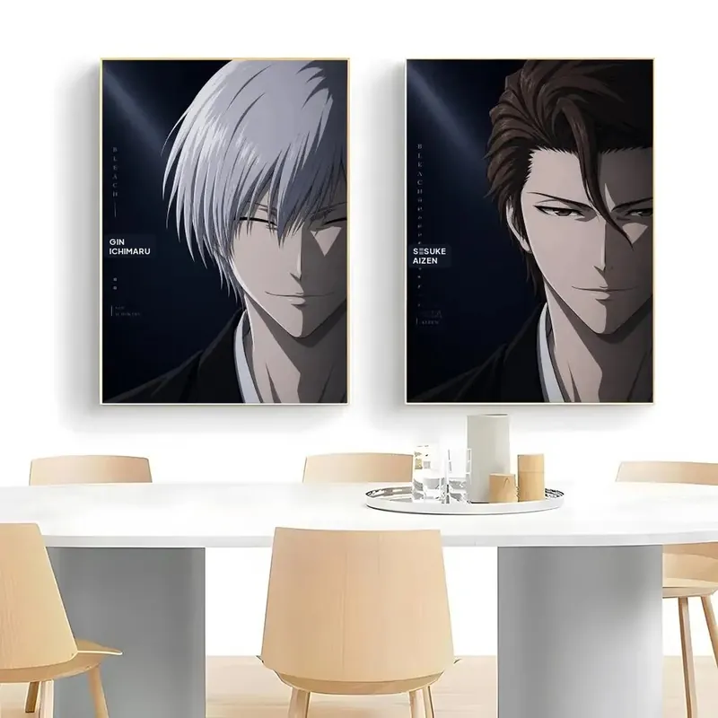 Póster de Anime de Fantasía Oscura B-Bleach Adhesivo Decorativo