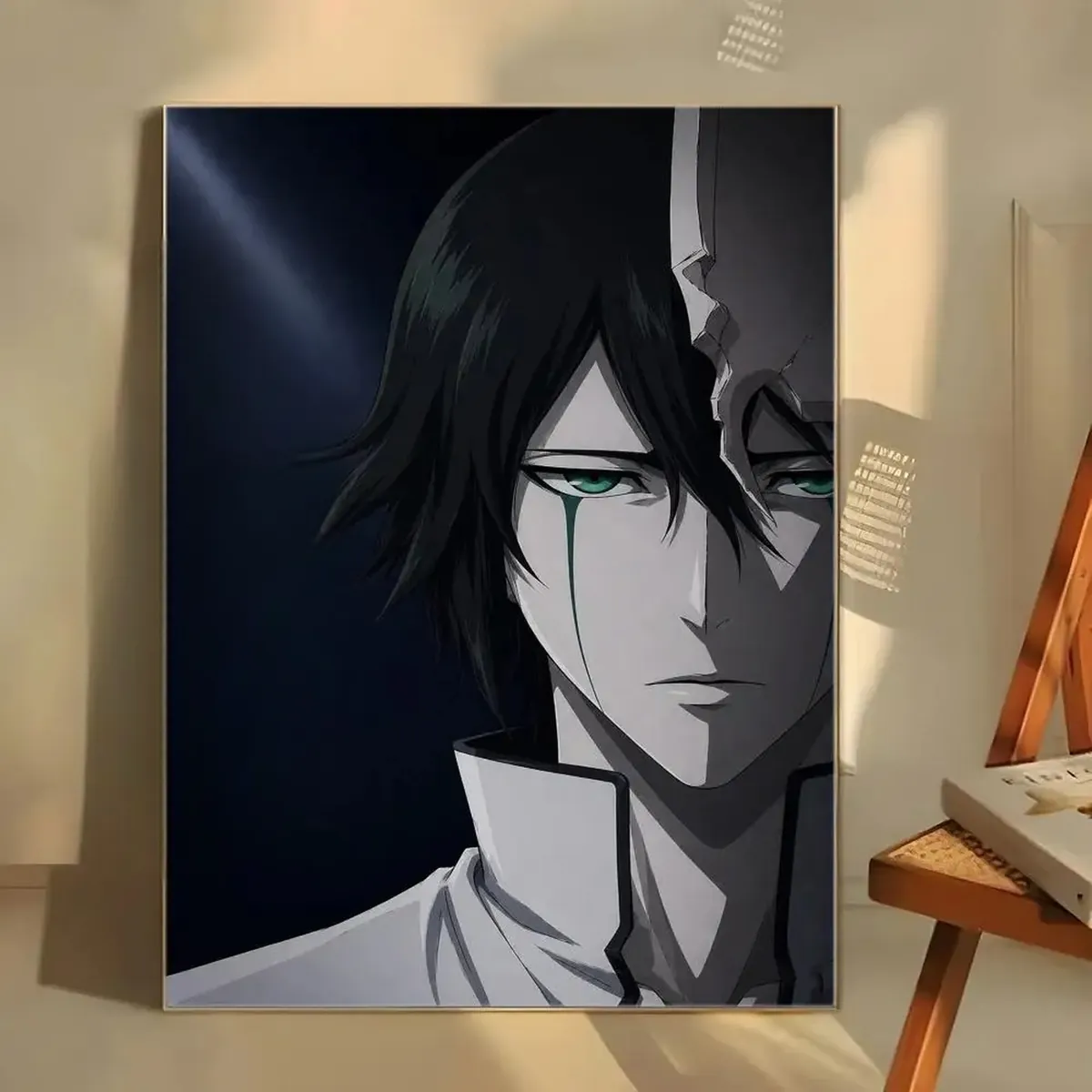 Póster de Anime de Fantasía Oscura B-Bleach Adhesivo Decorativo – blanco 10