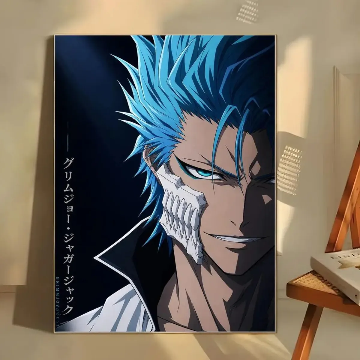 Póster de Anime de Fantasía Oscura B-Bleach Adhesivo Decorativo – blanco 11