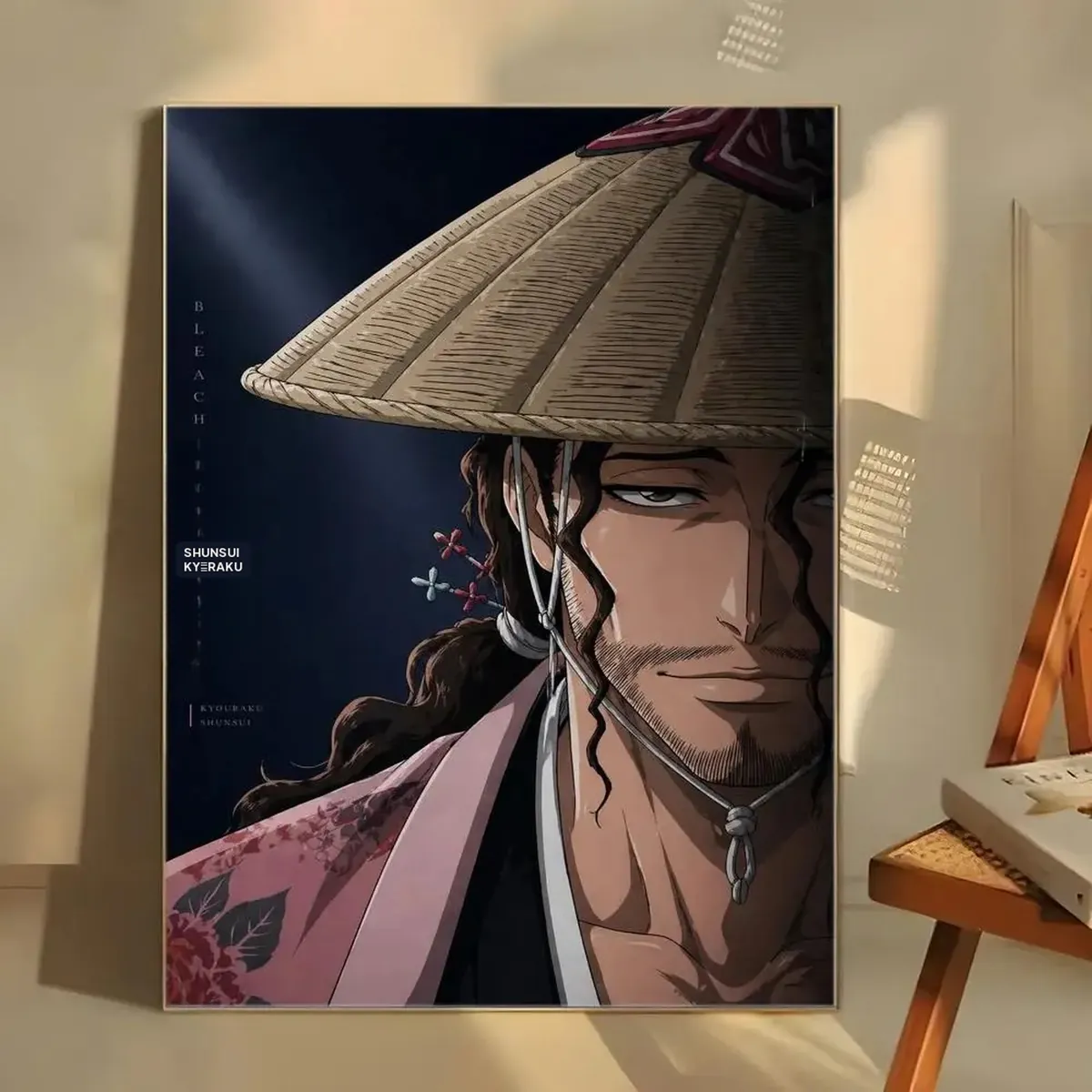 Póster de Anime de Fantasía Oscura B-Bleach Adhesivo Decorativo – blanco 16