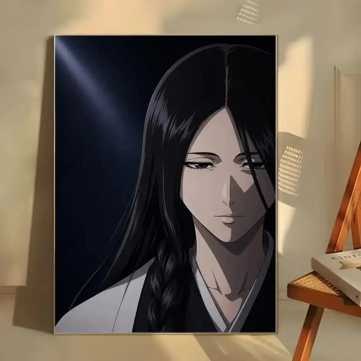 Póster de Anime de Fantasía Oscura B-Bleach Adhesivo Decorativo – blanco 17