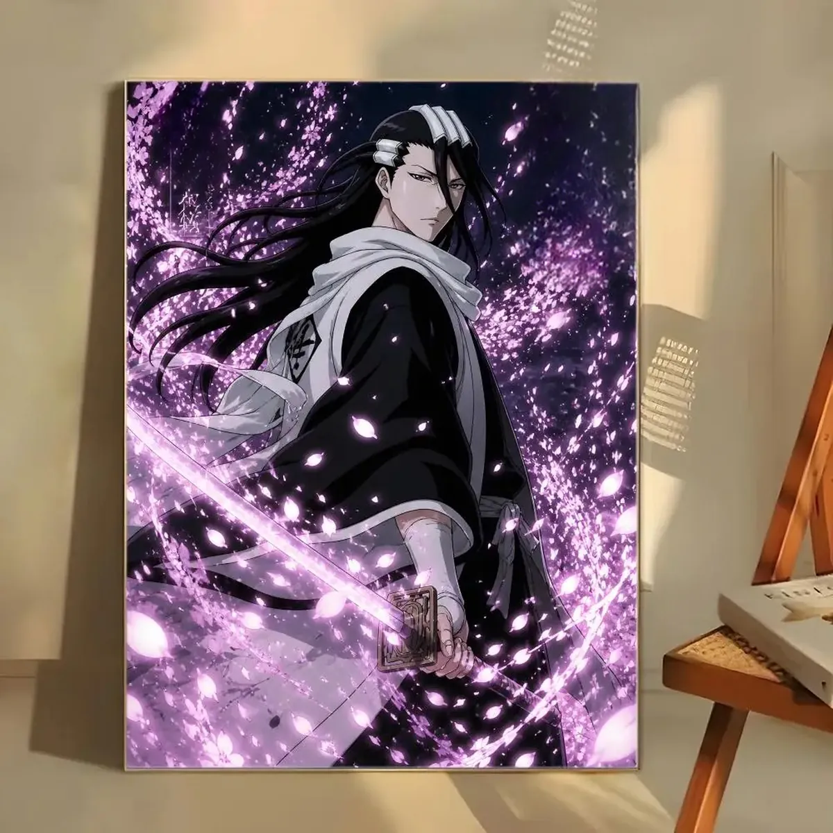 Póster de Anime de Fantasía Oscura B-Bleach Adhesivo Decorativo – blanco 21
